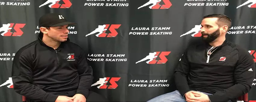 An interview on hockey players at Laura Stamm